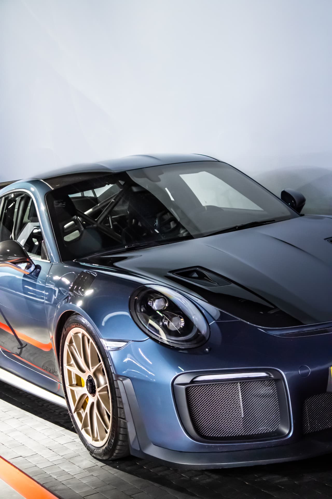 Porsche 991 GT2 RS bleue à GRID X