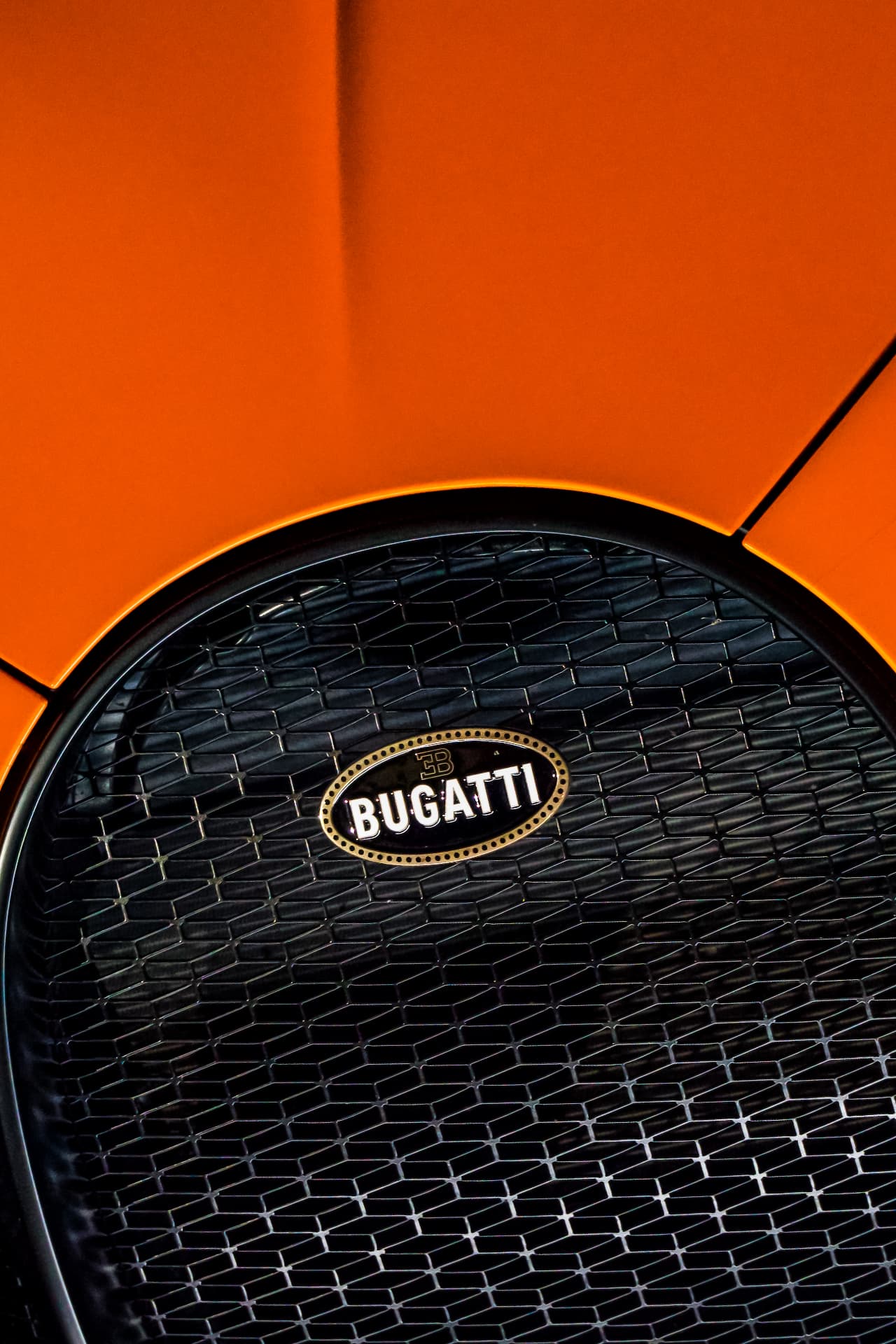 Écusson Bugatti sur la calandre