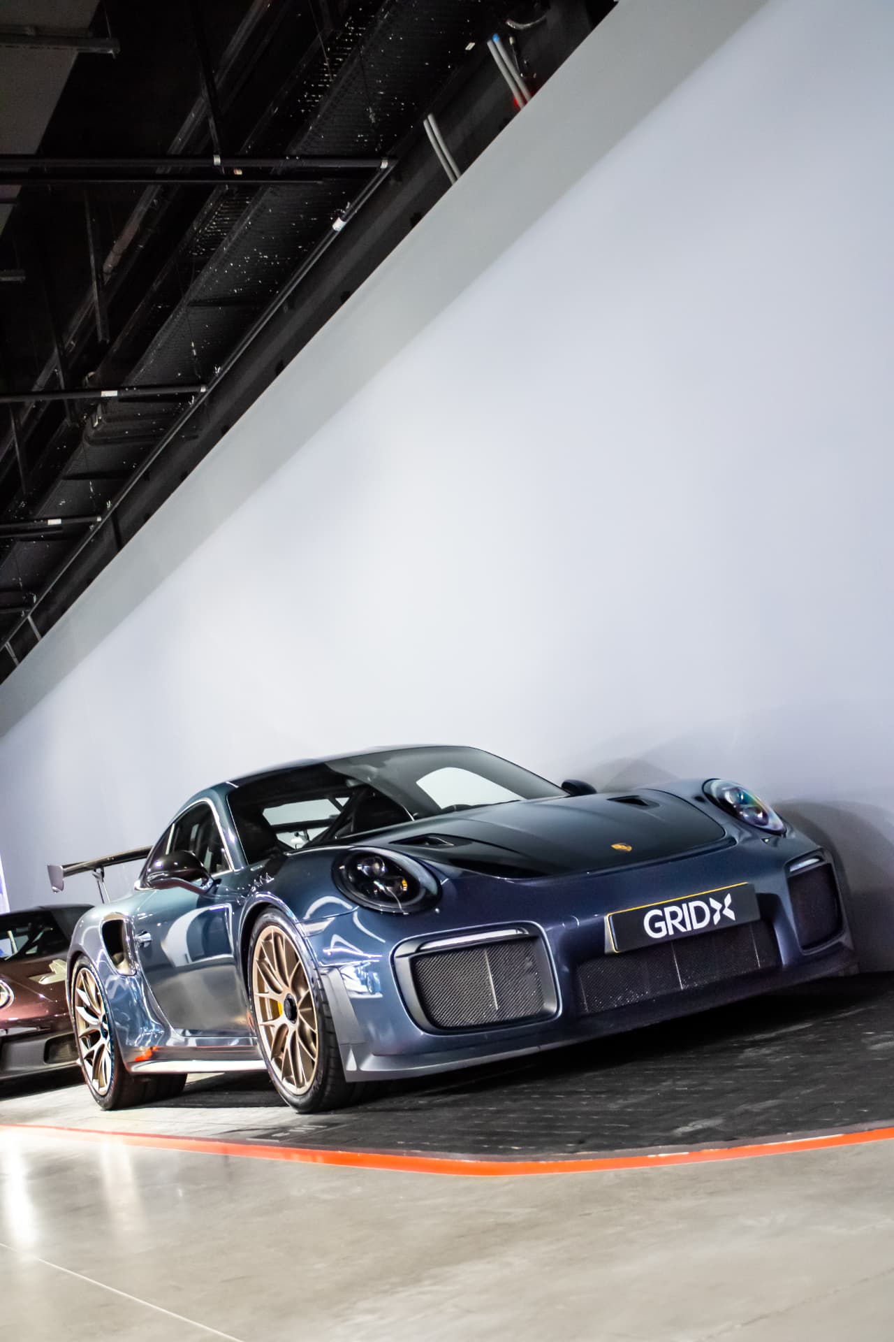Porsche 991 GT2 RS bleue à GRID X