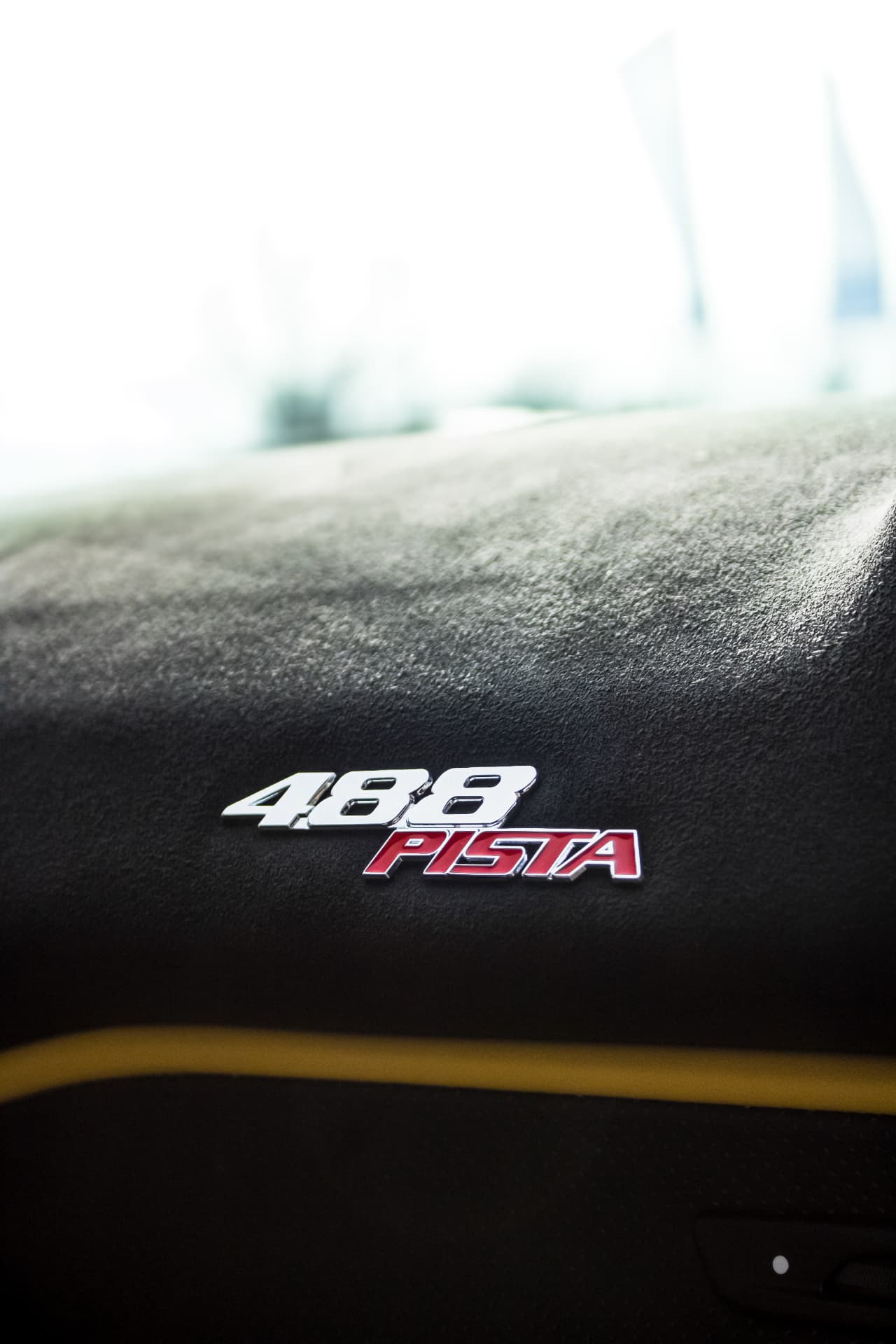 Logo 488 Pista sur le tableau de bord